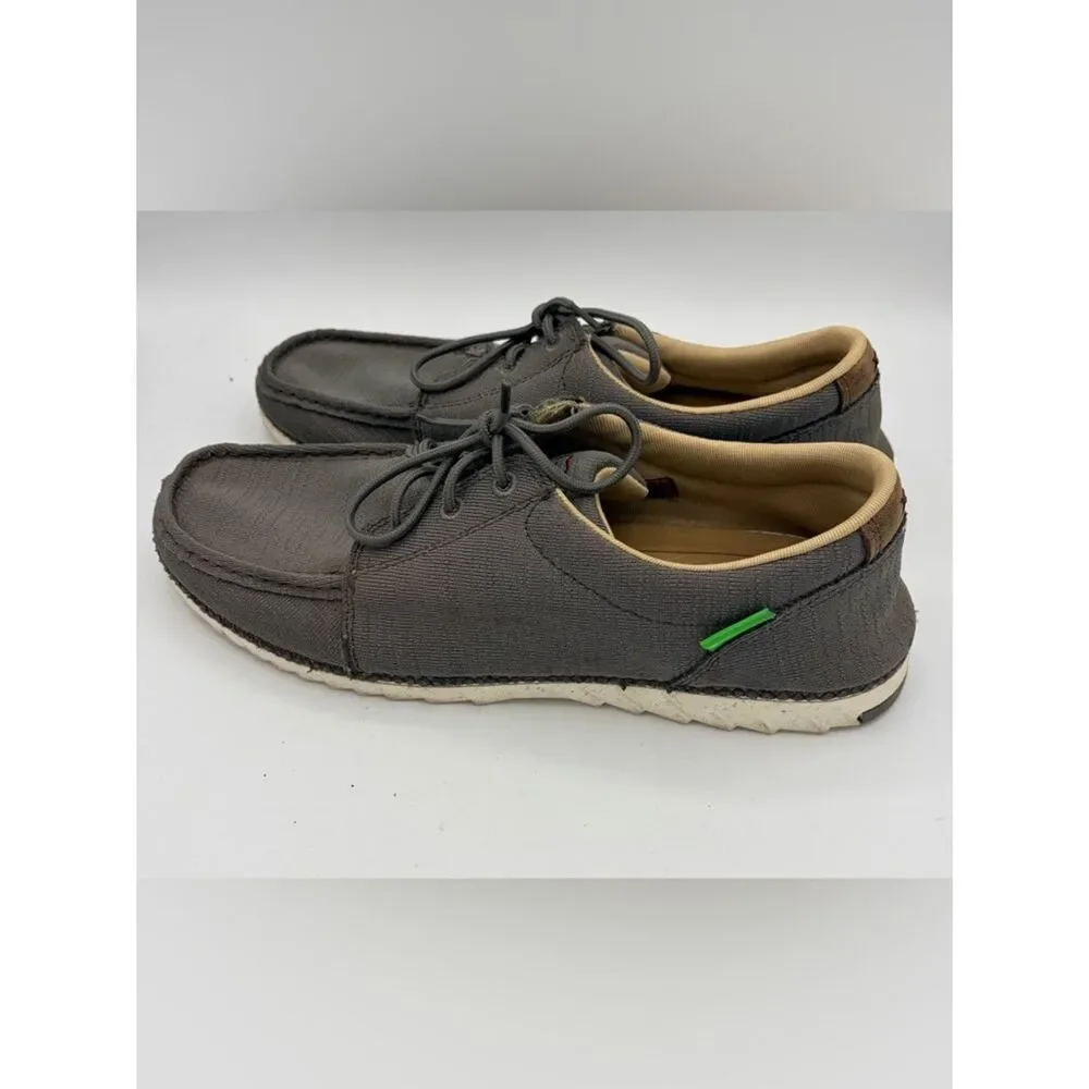 Twisted X zero-x casual lace up steel gray shoe men’s 11 western cowboy